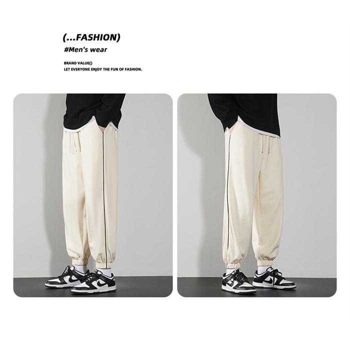 ジョガーパンツ ボメンズ 九分丈 パンツ スウェットパンツ秋 スポーツウェア シンプル お洒落 ジョギング 散歩 カジュアル 