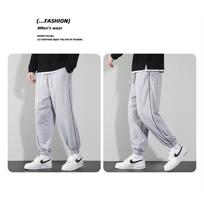 ジョガーパンツ ボメンズ 九分丈 パンツ スウェットパンツ秋 スポーツウェア シンプル お洒落 ジョギング 散歩 カジュアル 