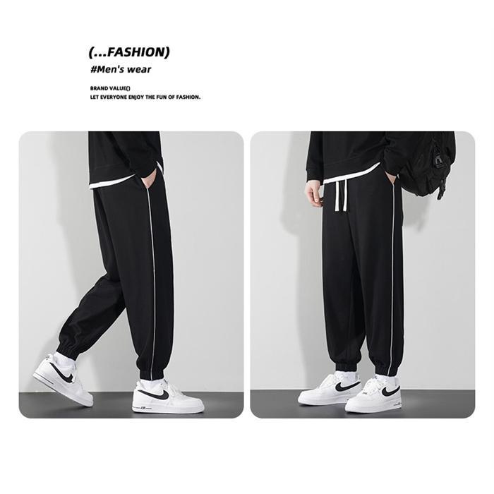 ジョガーパンツ ボメンズ 九分丈 パンツ スウェットパンツ秋 スポーツウェア シンプル お洒落 ジョギング 散歩 カジュアル 