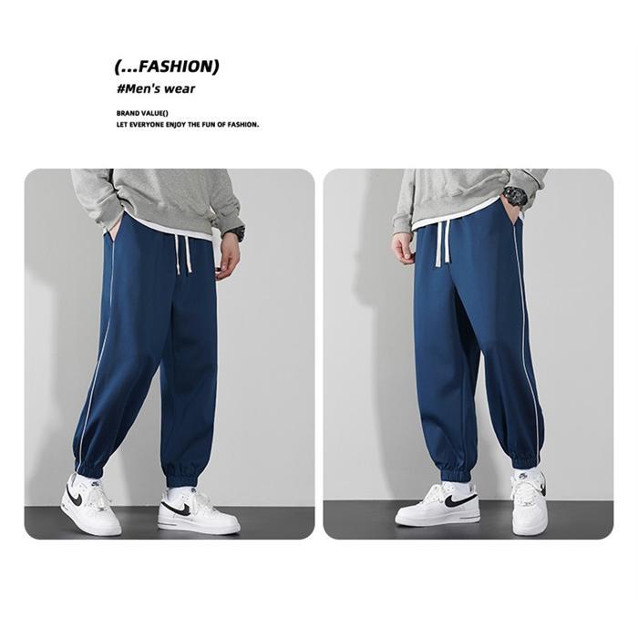 ジョガーパンツ ボメンズ 九分丈 パンツ スウェットパンツ秋 スポーツウェア シンプル お洒落 ジョギング 散歩 カジュアル 