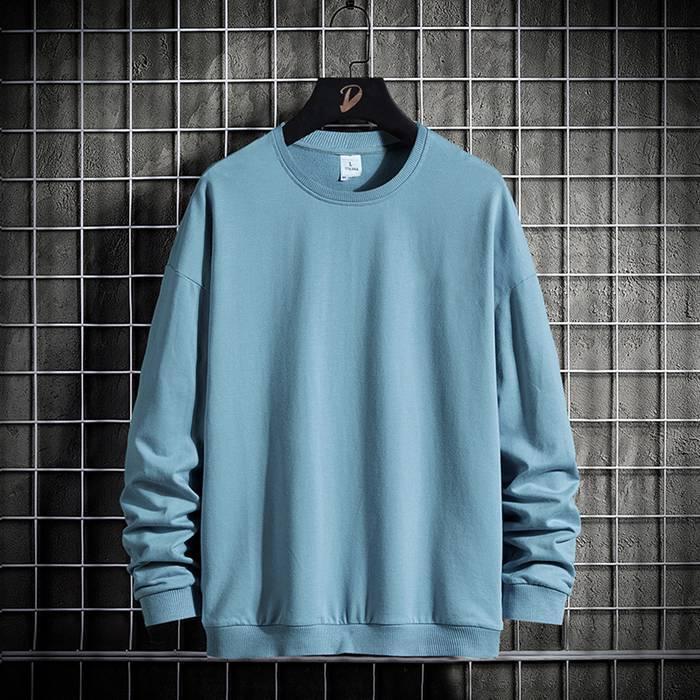 スウェット トレーナー メンズ プルオーバー トップス クルーネック カジュアル おしゃれ 無地 ドロップショルダー 肩落ち 