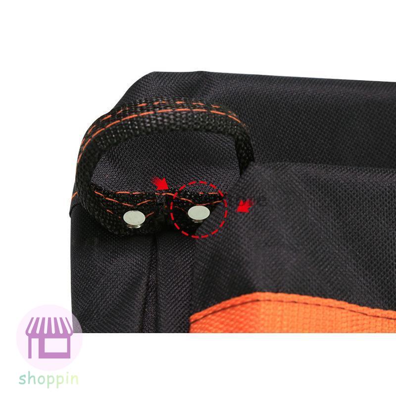 電工腰袋 ツールバッグ ウエストポーチ 腰袋 軽量 多機能 2段 ツールポッチ ベルト付き 仕切り 工具ポーチ 大容量 仕事用 作業用 工具差し入れ 