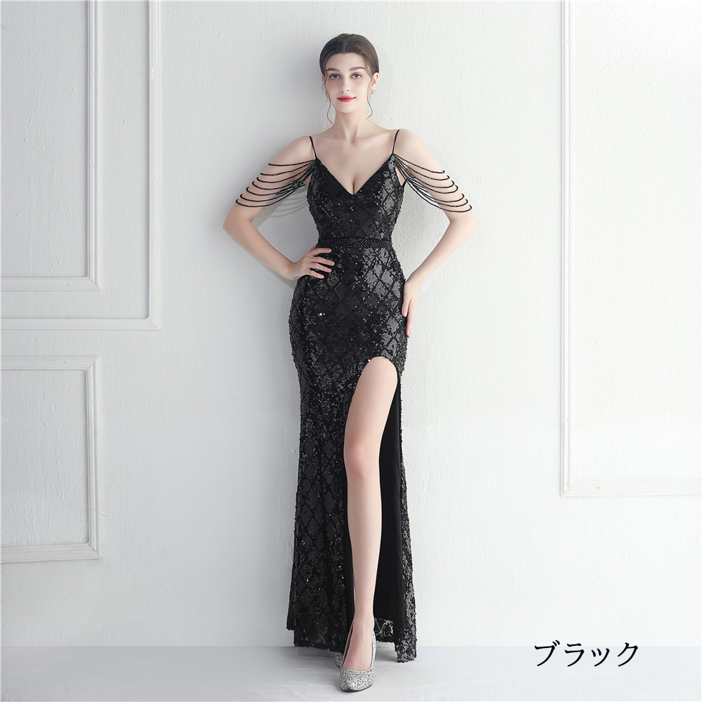 カラードレス マーメイドドレス パーティードレス 上品 イブニングドレス ウェディングドレス 発表会 スパンファスナー 二次会 結婚式 キャバドレス 