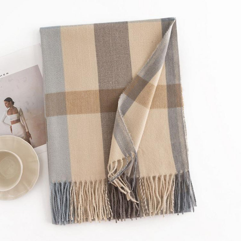 ストール チェック柄 大判 カシミヤ タッチ 防寒 おしゃれ プレゼント ひざ掛け 肩 ショール かわいい おしゃれ レディース 秋冬 メンズ ギフト 