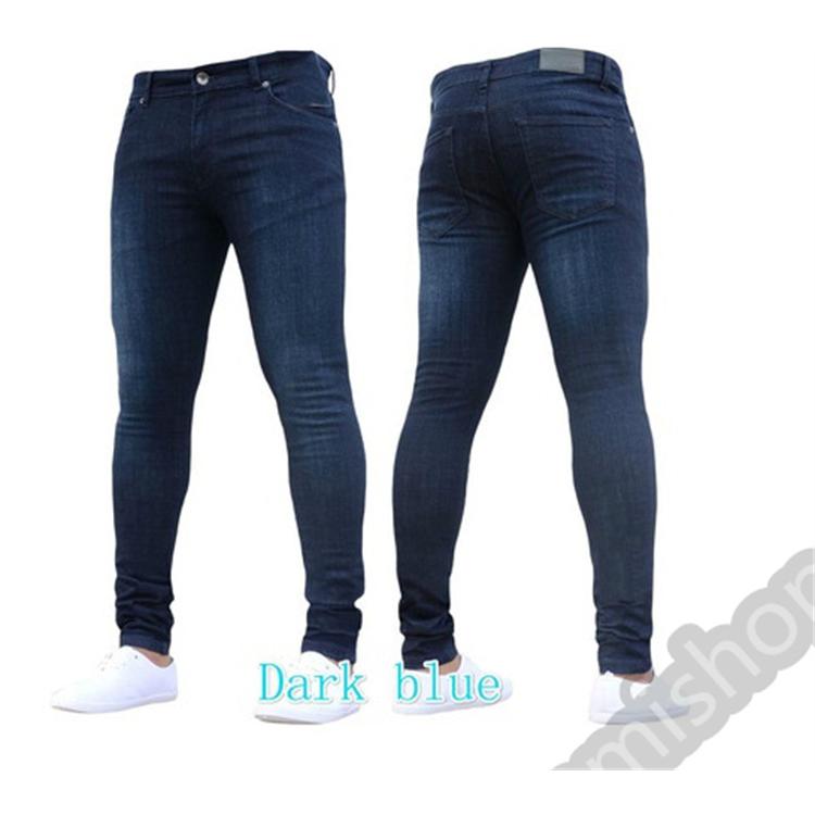 デニムパンツ メンズ ジーンズ ロング丈 ピッタリ スキニーパンツ ファッション 新作ブラック カジュアル ブルー 大きいサイズ 無地 