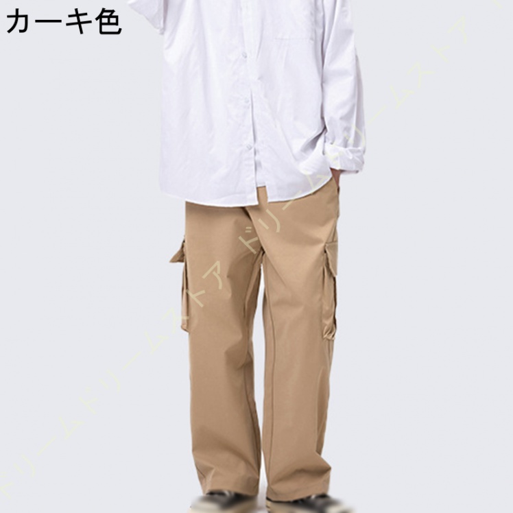 パンツ カーゴパンツ ロングパンツ ボメンズファッション ワイドパンツ イージーパンツ ストリート ミリタパンツ モード ミリタリーパンツ ゴルフ 