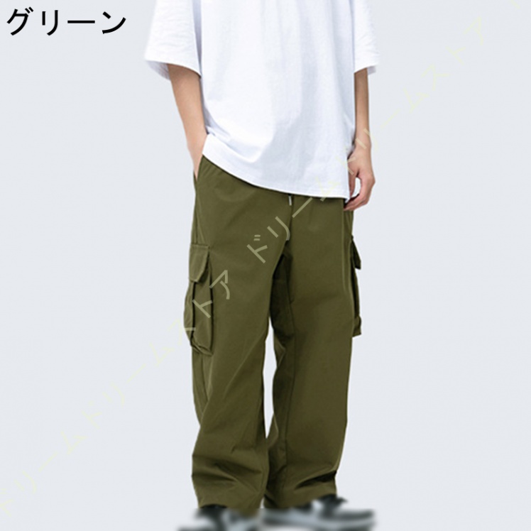 パンツ カーゴパンツ ロングパンツ ボメンズファッション ワイドパンツ イージーパンツ ストリート ミリタパンツ モード ミリタリーパンツ ゴルフ 