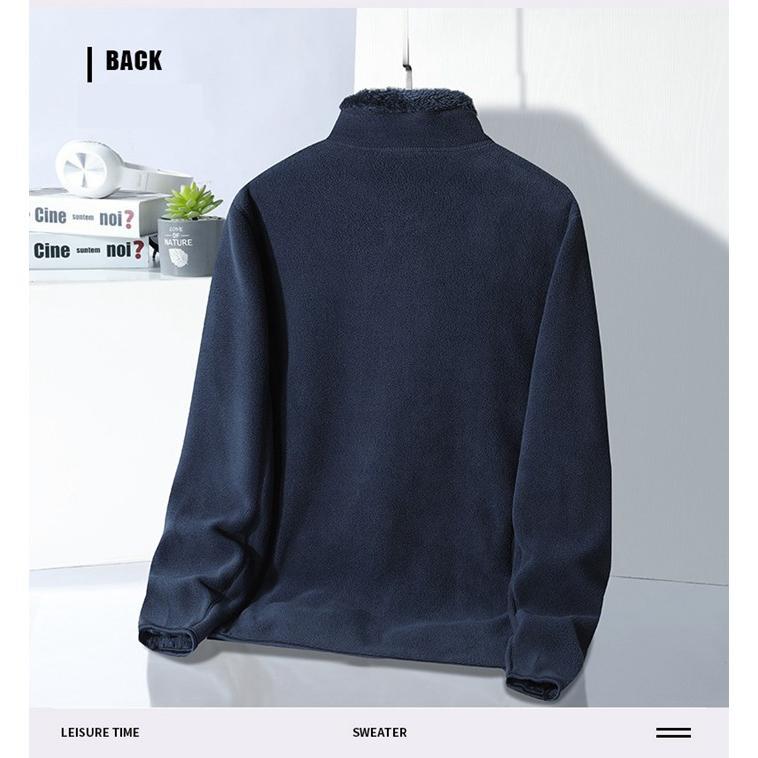 フメンズ レディース 防寒 あったか厚手 フリースジャンパー 無地 男女兼用 防寒 ブルゾン 厚手 