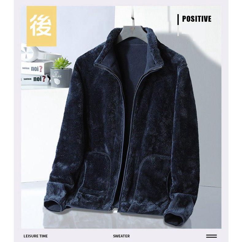 フメンズ レディース 防寒 あったか厚手 フリースジャンパー 無地 男女兼用 防寒 ブルゾン 厚手 