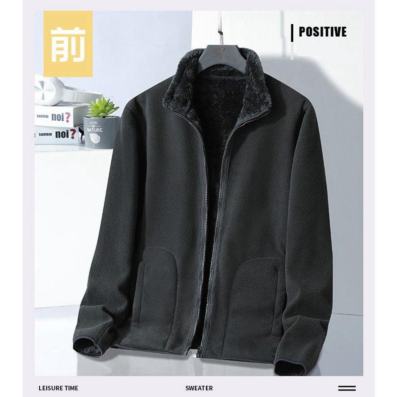 フメンズ レディース 防寒 あったか厚手 フリースジャンパー 無地 男女兼用 防寒 ブルゾン 厚手 