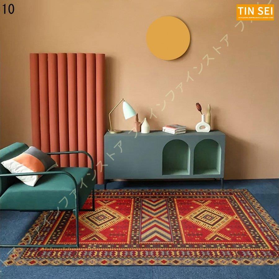 ペルシャ ラグ 絨毯風 1畳 L- 2畳 対応 モダン 玄関マット 床暖房 滑り止め 防ダニ センターラグ おしゃれ 部屋 子供 ホットカーペット 洋風 3畳 ラグマット 