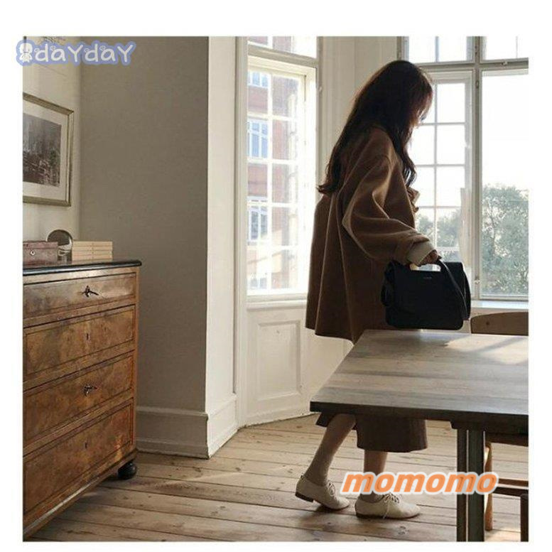 ラシャコート ラシャ コート ショートコート トップス オーバーコート 上着 ショート丈 秋冬 無地 レディース 折り襟 ゆったり カジュアル 体型カパー 長袖 