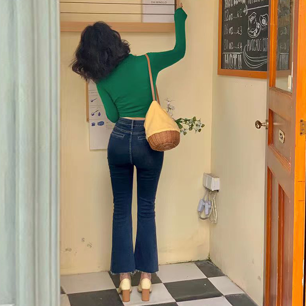 カシュクールニット 着やせトップス 韓国 。可  