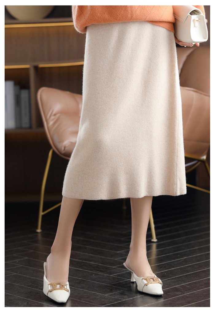 ニットスカート レディース ロング丈 ロングスカート 無地 Aライン ボ着痩せ ファッション スカート オシャレ カジュアル コーデ 通勤 