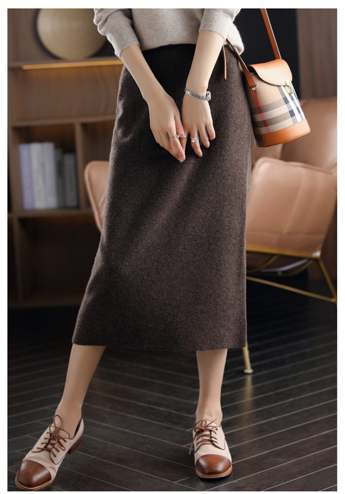 ニットスカート レディース ロング丈 ロングスカート 無地 Aライン ボ着痩せ ファッション スカート オシャレ カジュアル コーデ 通勤 