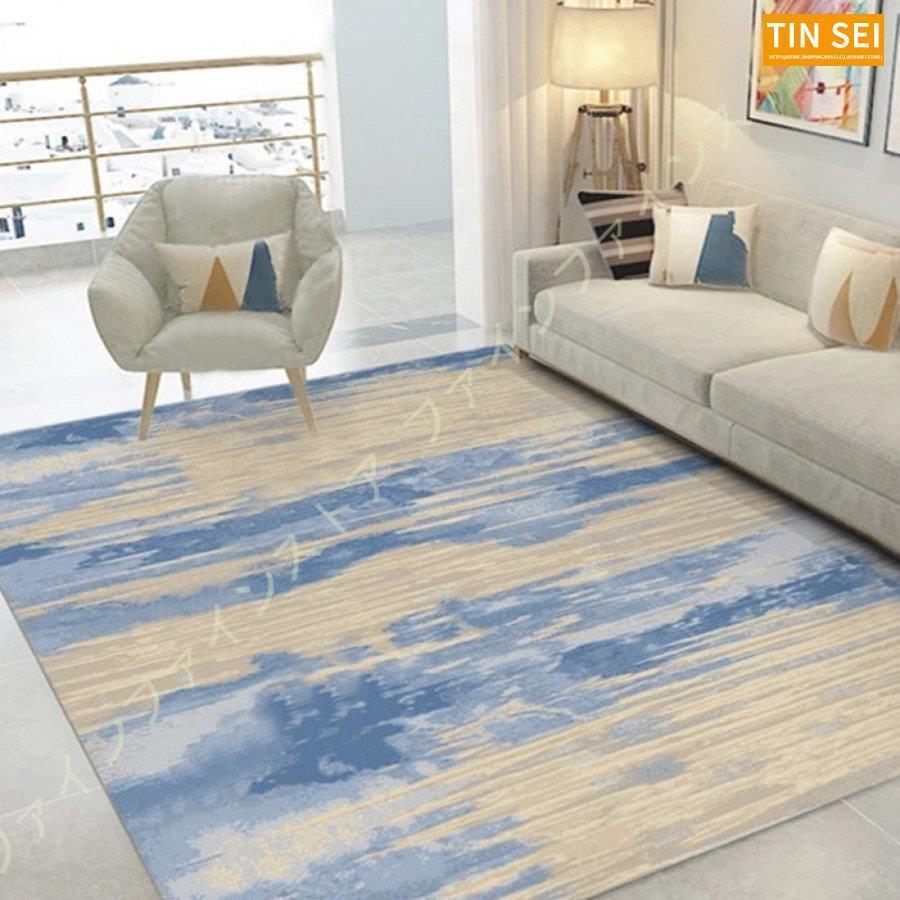 北欧 ラグマット 洗える 滑り止め カーペット ホットカーペットカバー 幾何学絨毯 居間ラグ 3畳 ヨガマット シンプル 長方形 2畳 床暖房対応 4畳 