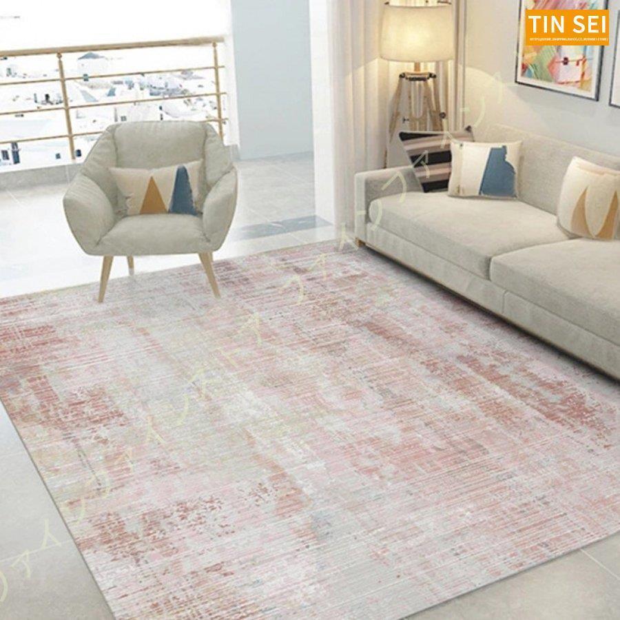 北欧 ラグマット 洗える 滑り止め カーペット ホットカーペットカバー 幾何学絨毯 居間ラグ 3畳 ヨガマット シンプル 長方形 2畳 床暖房対応 4畳 