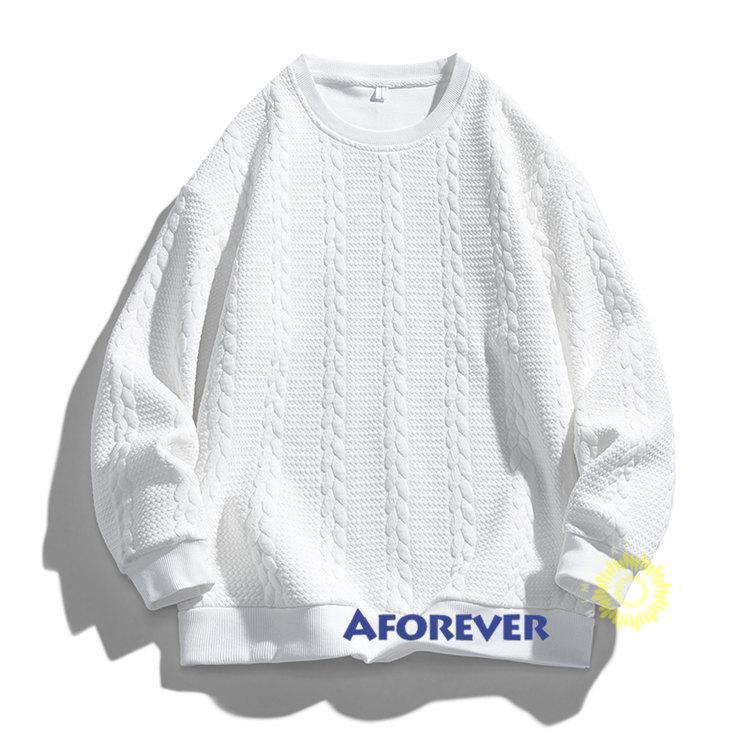 ニットセーター メンズ 無地 プルオーバー クルーネック 長袖ニット メンズファッション カジュアル トップス 秋冬 ニットソー おしゃれ 