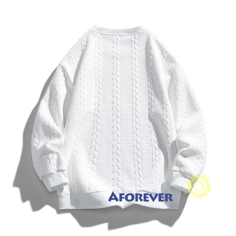 ニットセーター メンズ 無地 プルオーバー クルーネック 長袖ニット メンズファッション カジュアル トップス 秋冬 ニットソー おしゃれ 