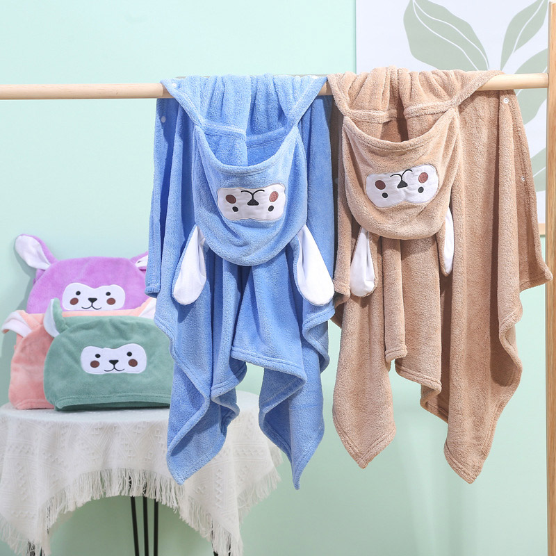 可愛い キッズ バスタオル 子供用 男の子 女の子 プレゼント 柔らかい ギフト 男女兼用 吸水性いい 