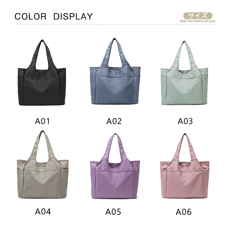 トートバッグ レディース メンズ 大容量 A4 マザーズバッグ 肩掛け ファスナー付き 防水 仕切り 軽量 旅行 軽い スポーツ 手提げ大きめ 