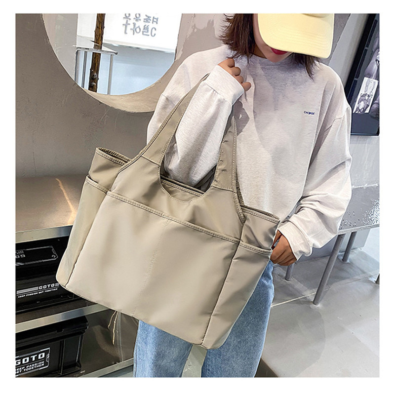 トートバッグ レディース メンズ 大容量 A4 マザーズバッグ 肩掛け ファスナー付き 防水 仕切り 軽量 旅行 軽い スポーツ 手提げ大きめ 