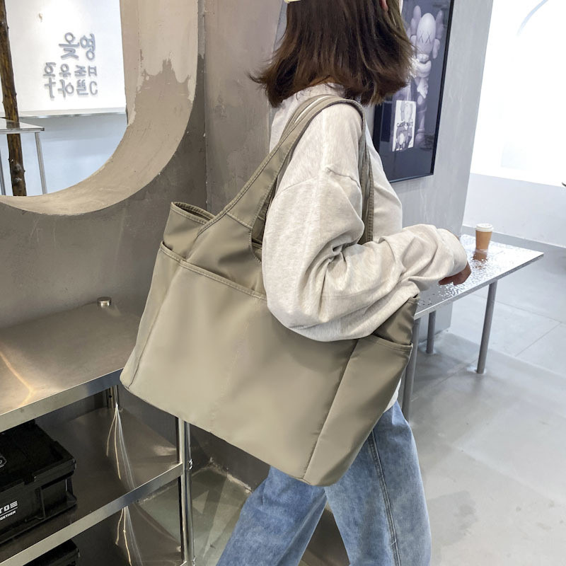 トートバッグ レディース メンズ 大容量 A4 マザーズバッグ 肩掛け ファスナー付き 防水 仕切り 軽量 旅行 軽い スポーツ 手提げ大きめ 