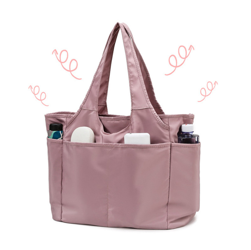 トートバッグ レディース メンズ 大容量 A4 マザーズバッグ 肩掛け ファスナー付き 防水 仕切り 軽量 旅行 軽い スポーツ 手提げ大きめ 