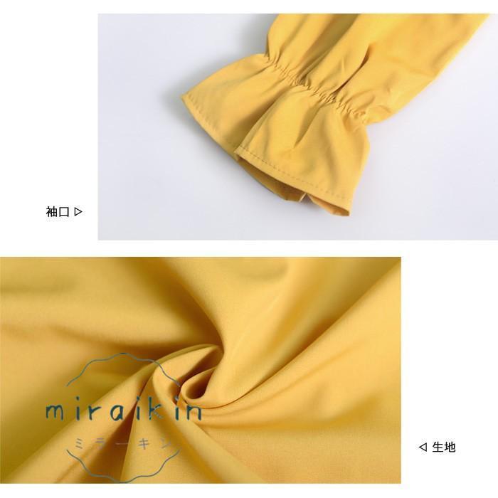 ブラウス レディース フリル 長袖 白 七分袖 春 20代 夏 30代 ママ チュニック 母 40代 春夏 Yシャツ 大人 トップス ボウタイ フォーマル 