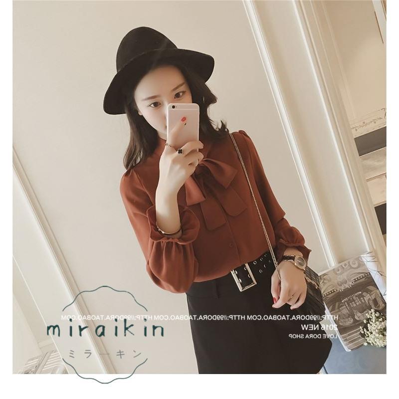 ブラウス レディース フリル 長袖 白 七分袖 春 20代 夏 30代 ママ チュニック 母 40代 春夏 Yシャツ 大人 トップス ボウタイ フォーマル 