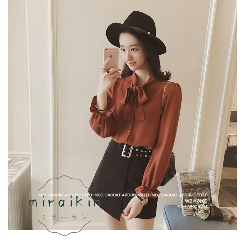 ブラウス レディース フリル 長袖 白 七分袖 春 20代 夏 30代 ママ チュニック 母 40代 春夏 Yシャツ 大人 トップス ボウタイ フォーマル 