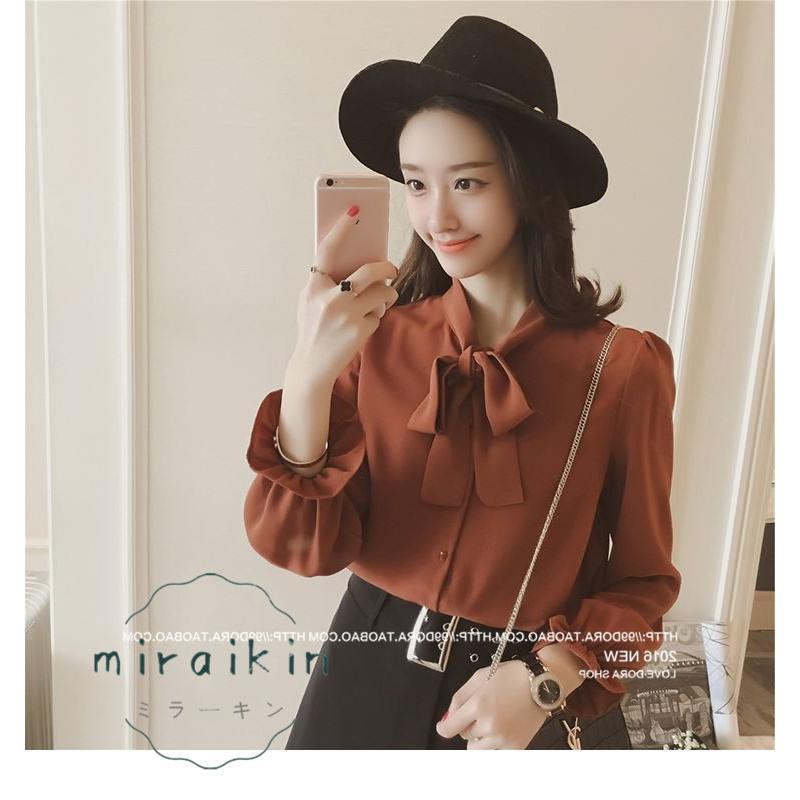 ブラウス レディース フリル 長袖 白 七分袖 春 20代 夏 30代 ママ チュニック 母 40代 春夏 Yシャツ 大人 トップス ボウタイ フォーマル 