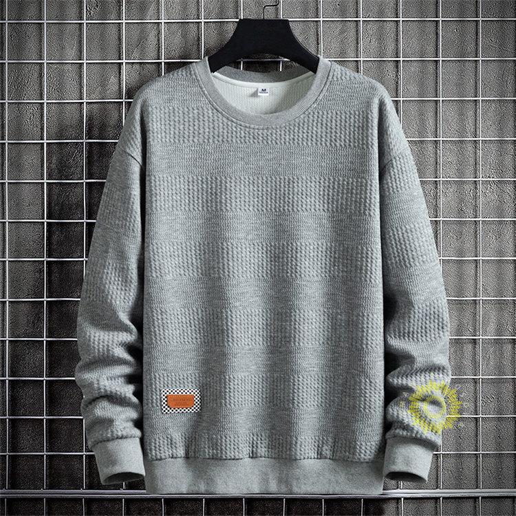 トレーナー メンズ 長袖 スウェットシャツ プルオーバー 長袖トレーナー ネック トップス カジュアル 新作 無地 秋服 