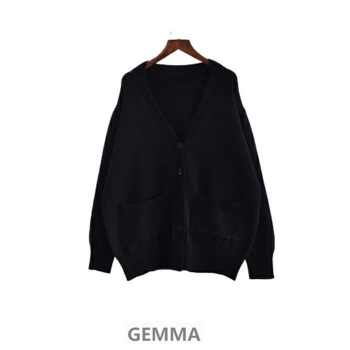 送料無料 ニットセーター レディース カーディガン スクールセーター Vネック 高校生 通学 制服 森ガール 女子 前開き 春 秋冬 ニットカーディガン 