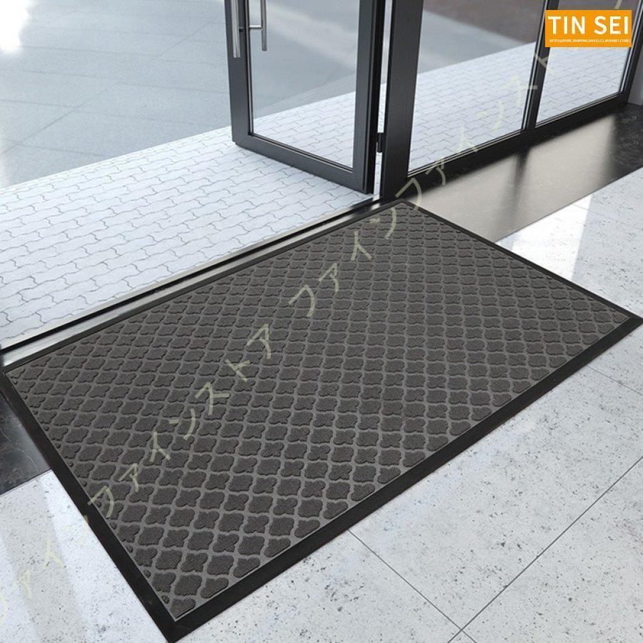 玄関マット 屋外 室内 滑り止め 業務用 無地 洗える 抗菌防臭 カット可能 シンプル 吸水 泥落としマット 業務用 マット 泥落とし 滑り止めマット 耐磨耗性 
