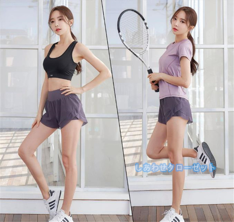 ヨガウェア レディース トップス 半袖 Tシャツ ホットヨガ ランニングウェア 速乾 スポーツウェア 吸汗 おしゃれ フィットネス かわいい 