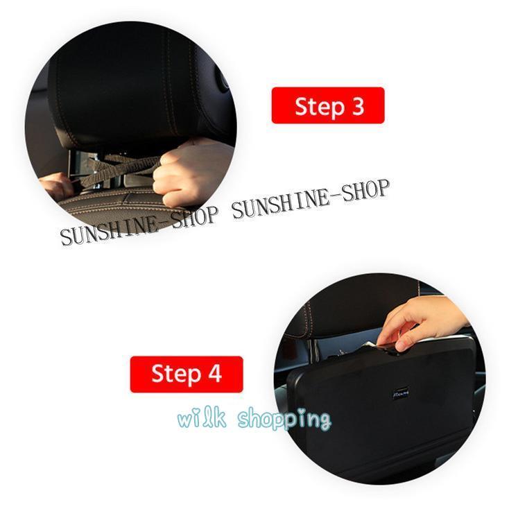 テーブル 車載 車内テーブル シートバックテーブル 後部座席 食事 子供 折りたたみ式 トレイ ドリンクホルダー シートバック 車用 カー用品便利グッズ 