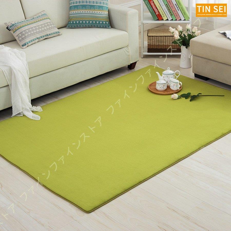 ラグ ラグマット カーペット 2畳 約 200×200CM 洗える フランネルラグ なめらか感触 ラグカーペット ラグマット やわらか ベージュ ホットカーペット対応 