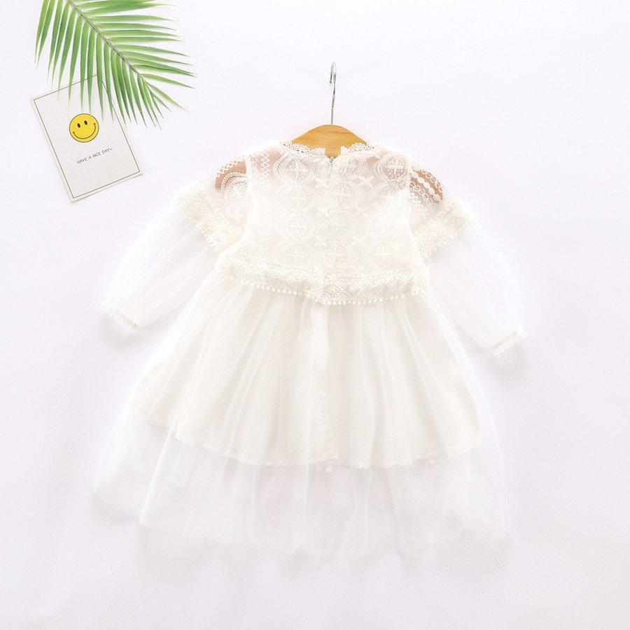 2022新春 子ども服 ベビードレス 長袖結婚式 フォーマル セレモニー ベビー服 ワンピース グレー ワンピース ピンク チュール 70 80 90 セレモニードレス 
