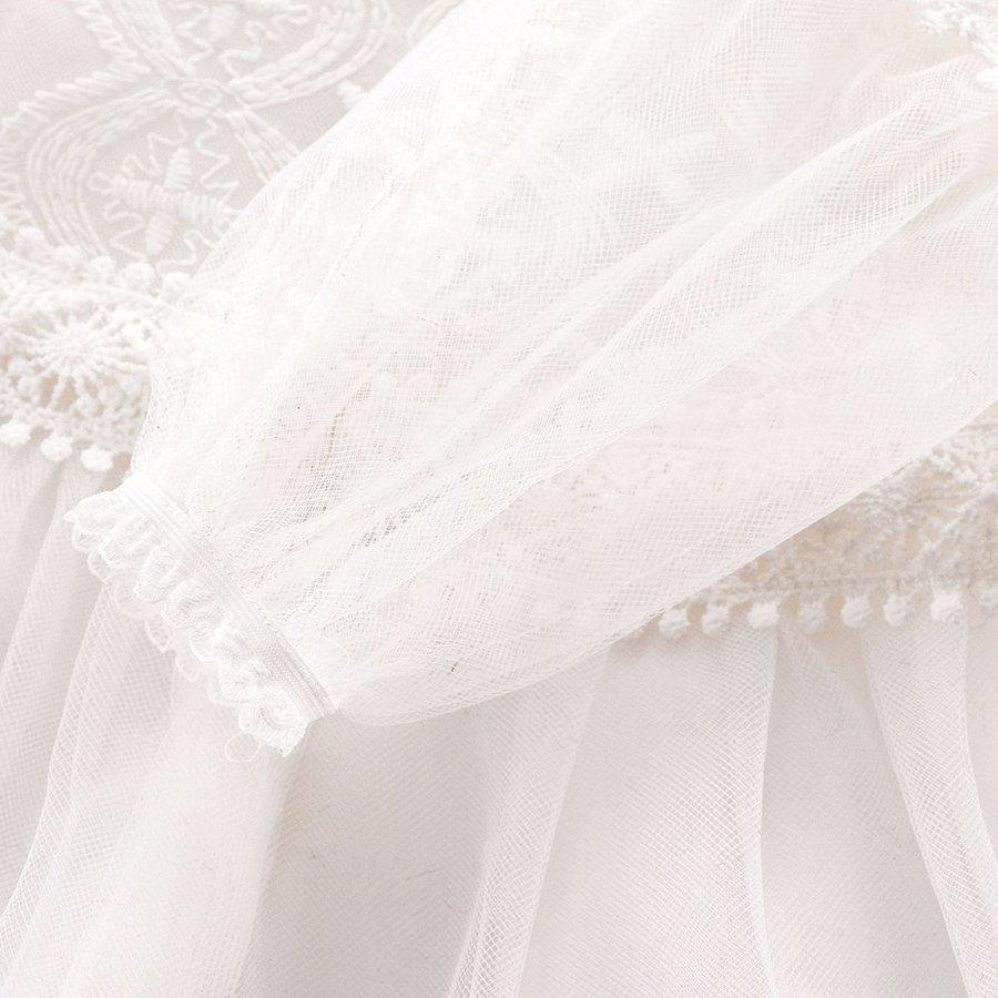 2022新春 子ども服 ベビードレス 長袖結婚式 フォーマル セレモニー ベビー服 ワンピース グレー ワンピース ピンク チュール 70 80 90 セレモニードレス 