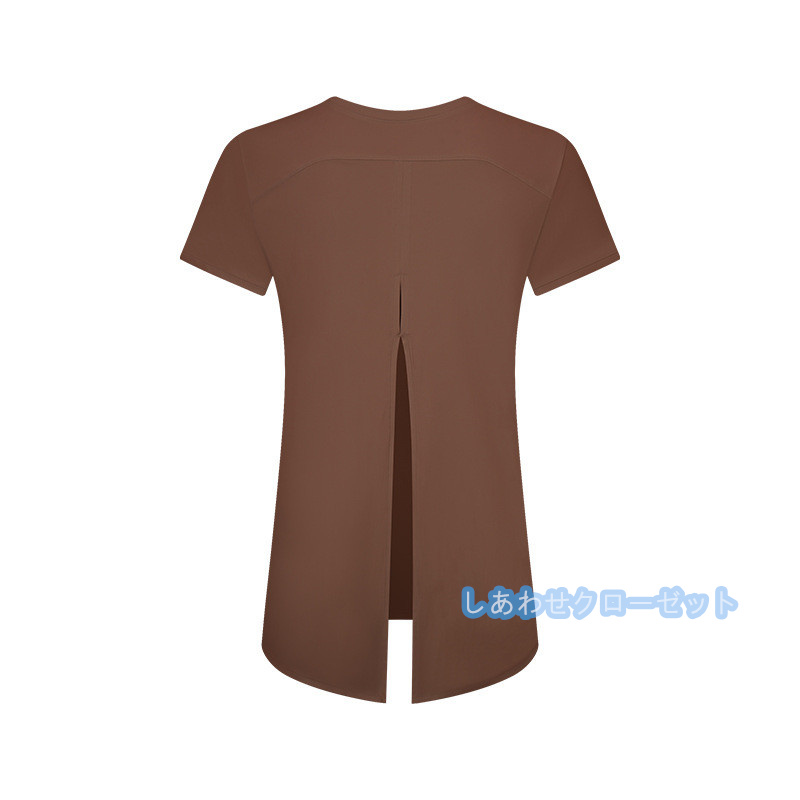 ヨガウェア レディース トップス 半袖 Tシャツ ホットヨガ フィットネス ランニングウェア 吸汗 かわいい スポーツウェア おしゃれ 速乾 