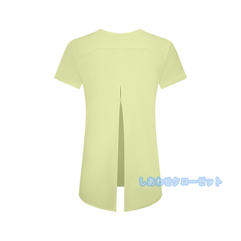 ヨガウェア レディース トップス 半袖 Tシャツ ホットヨガ フィットネス ランニングウェア 吸汗 かわいい スポーツウェア おしゃれ 速乾 