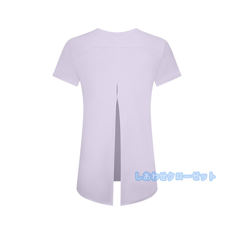 ヨガウェア レディース トップス 半袖 Tシャツ ホットヨガ フィットネス ランニングウェア 吸汗 かわいい スポーツウェア おしゃれ 速乾 
