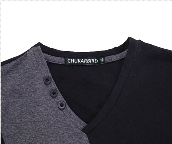 Tシャツ メンズ 秋 長袖 無地 Vネック カジュアル ストレッチ トップス 大きいサイズ 綿Tシャツ 春 シンプル 