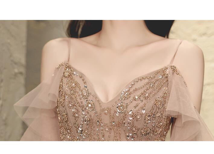 ロングドレス イブニングドレス ノースリーブ キャミドレス 発表会ドレス Vネック 演奏会ドレス 二次会ドレス パーティードレス セクシー 結婚式ドレス 