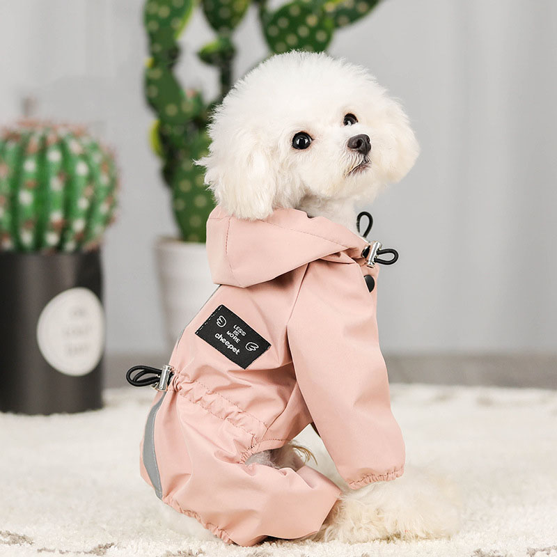 ペットウェア ペット用品 犬 猫 犬の服 防水 洋服 部屋着 安い オールインワン 寝間着 パンツ お出かけ 小型犬 春秋 おしゃれ お散歩 かわいい レインコート着 