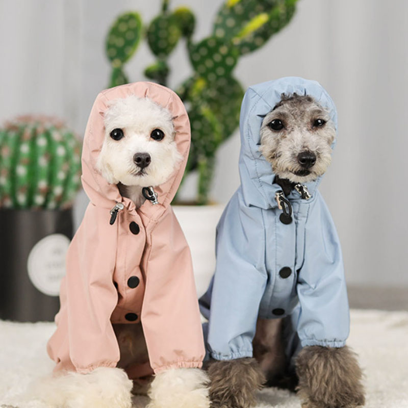 ペットウェア ペット用品 犬 猫 犬の服 防水 洋服 部屋着 安い オールインワン 寝間着 パンツ お出かけ 小型犬 春秋 おしゃれ お散歩 かわいい レインコート着 