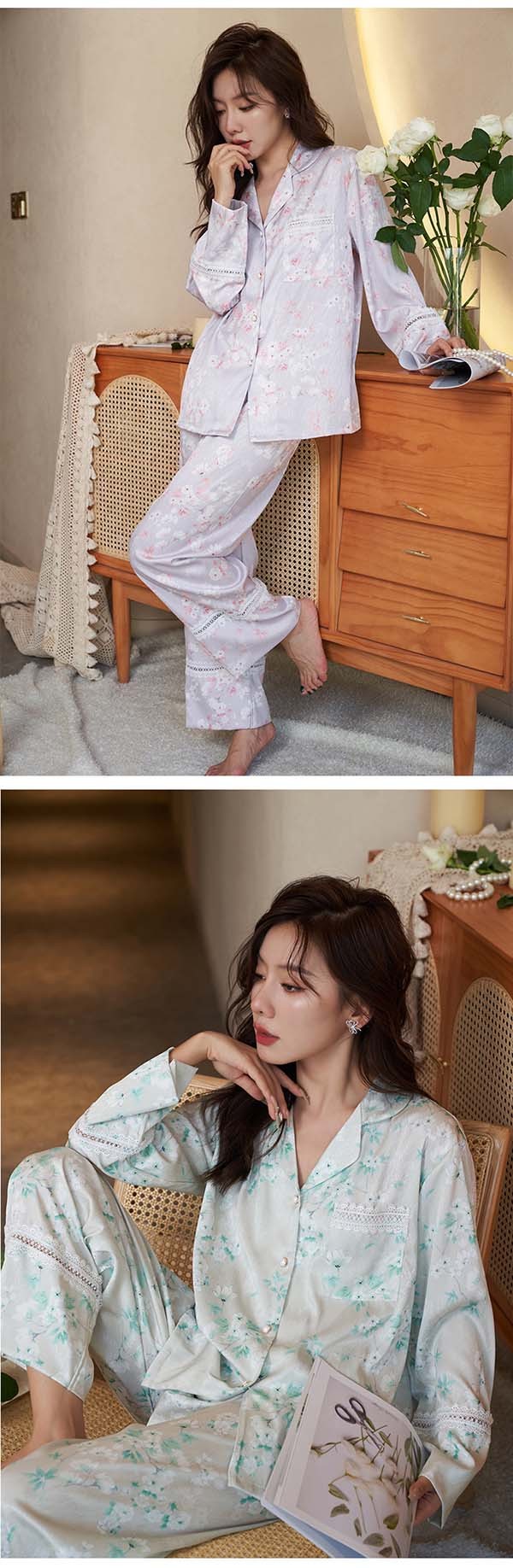 ルームウエア 上下セット 部屋着 春 長袖 かわいい 秋 上下セット オシャレ 着心地よい ゆったり パジャマ 女性 レディース 可愛い 