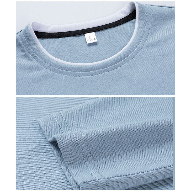 ロンT メンズ Tシャツ 長袖Tシャツ スポーツ 重ね着風 秋服 ロングTシャツ 黒 白 春服 ティーシャツ ファッション 