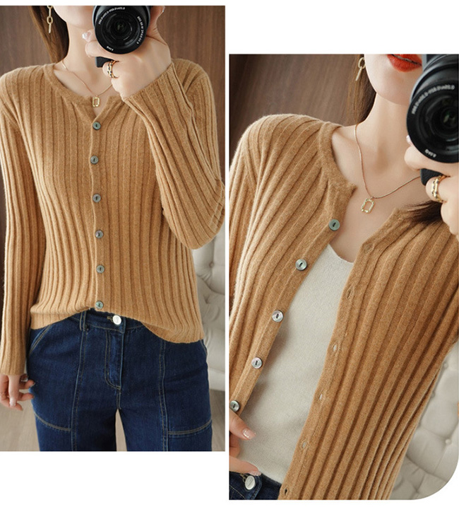 カーディガン レディース ニット カーデ ニットカーディガン シンプル 無地 長袖 柔らかい おしゃれ 着心地よい 